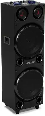 Минисистема Digma MS-14 черный 600Вт FM USB BT micro SD