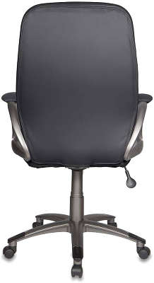 Кресло руководителя Бюрократ T-700DG/OR-16 черный Or-16 искусственная кожа (пластик темно-серый)