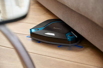 Робот-пылесос Philips SmartPro Easy FC8794/01, черный/синий
