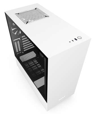 Корпус NZXT H510i White/black, белый/черный, ATX, Без БП (CA-H510I-W1)