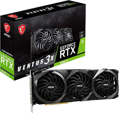 Видеокарта MSI NVIDIA nVidia GeForce RTX 3080Ti VENTUS 3X 12G 12Gb DDR6X PCI-E HDMI, 3DP