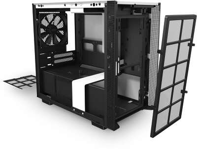 Корпус NZXT H210i, белый/черный, mini-ITX, Без БП (CA-H210i-W1)