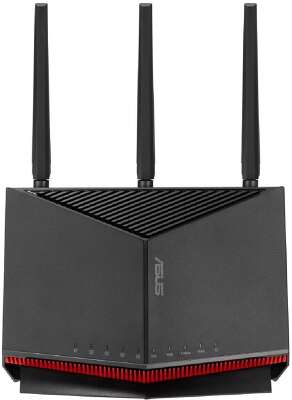 ASUS RT-BE86U Беспроводной двухдиапазонный маршрутизатор BE6800, USB 3.0/ USB 2.0,  Wi-Fi 7 (be)  