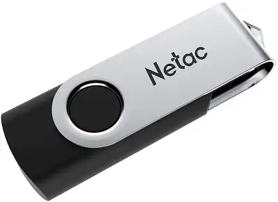 Флеш Диск Netac 128GB U505 NT03U505N-128G-30BK USB3.0 черный/серебристый