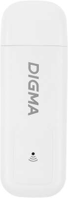 Модем 3G/4G Digma Dongle Wi-Fi DW1960 USB Wi-Fi Firewall +Router внешний белый