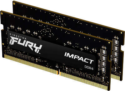 Память оперативная/ Kingston 16GB 3200MT/s DDR4 CL20 SODIMM (Kit of 2) FURY Impact