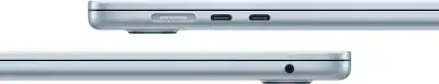 Ноутбук Apple MacBook Air A3241 M4 10 core 16Gb SSD512Gb/10 core GPU 15.3" Liquid Retina (2880x1864) macOS lt.blue WiFi BT Cam (MC7C4HN/A)