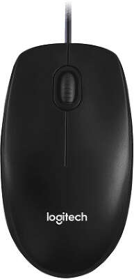 Мышь Logitech Mouse M100 USB Dark (910-006652)