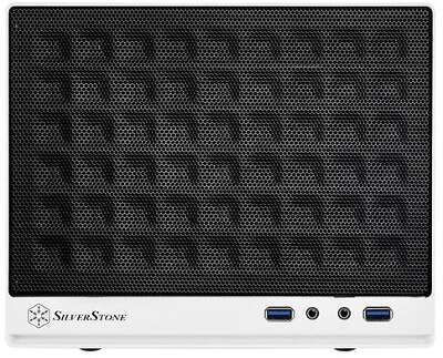 Корпус SilverStone SG13WB, белый, mini-ITX, Без БП (SST-SG13WB)