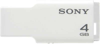 Модуль памяти USB2.0 Sony USM4GM 4 Гб MicroVault Style, белый