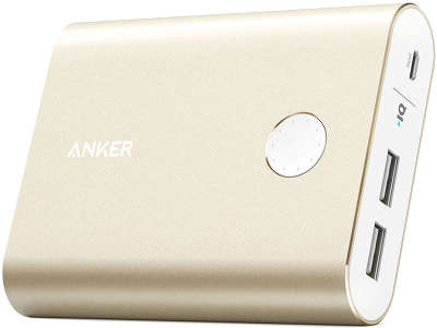 Внешний аккумулятор Anker Powercore+ 13400 мАч Quick Charge 3.0, золотистый [A1316HB1]
