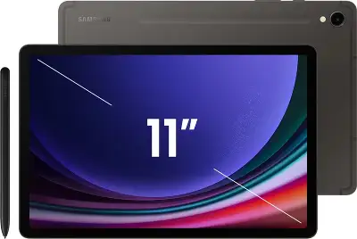 Планшет Samsung Galaxy Tab S9 SM-X716B 8 Gen 2 (3.36) 8C RAM12Gb ROM256Gb 11" AMOLED 2X 2560x1600 5G 1Sim Android 13 графит 13Mpix 12Mpix BT WiFi microSD 1Tb 8400mAh