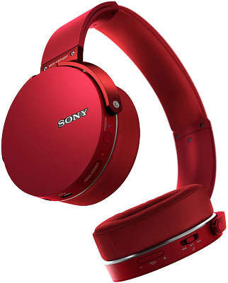 Беспроводные наушники Sony MDR-XB950BT, Bluetooth®, красные