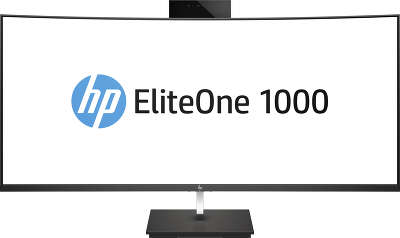 Моноблок HP EliteOne 1000 G2 AiO 34" 3440x1440 i7 8700/16/512 SSD/WF/BT/Cam/Kb+Mouse/W10Pro,черный (4PD91EA)