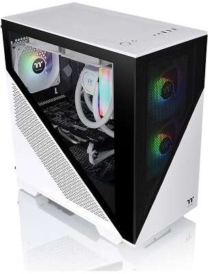 Корпус Thermaltake Divider 170 TG Snow, белый, mATX, без БП (CA-1S4-00S6WN-00)