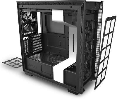 Корпус NZXT H710i White/black, белый, ATX, Без БП (CA-H710I-W1)