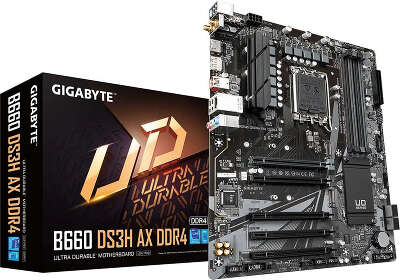 Материнская плата ATX LGA1700 GIGABYTE B660 DS3H AX DDR4