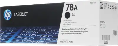Картридж лазерный HP 78A CE278A черный бар.в компл. (2100стр.) для HP LJ P1566/P1606w/M1536