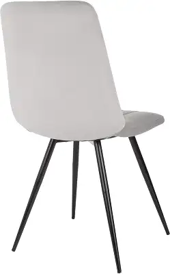 Стул для дома Бюрократ CH-K6_4 комплект 4шт св.серый Holland 09 металл черный на ножках (CH-K6_1/HL09_4)