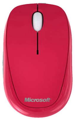 Мышь Microsoft Retail Compact Optical Mouse Mac,Win USB Pomegranate Red