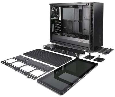 Корпус Fractal Design Define S2 Vision Blackout Edition, черный, ATX, Без БП (FD-CA-DEF-S2V-BKO-TGD)