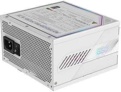 Блок питания ПК Gigabyte AE850PM PG5 ICE 850W, 80Plus, Platinum, Полностью модульный, PCIe Gen 5.1, ATX 3.0 compatible. 28200-AE85W-1EUR