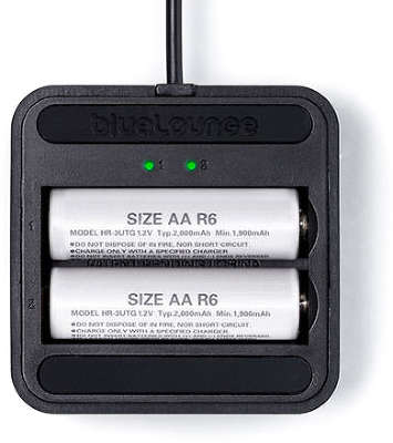 Зарядное устройство USB Bluelounge Aaden для 2xAA [AA-BL]