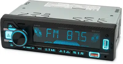 Автомагнитола Digma MCP-515 1DIN 4x45Вт v5.0 USB 2.0 AUX 4 ПДУ