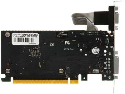 Видеокарта AFOX GT710 1G DDR3 64bit VGA/DVI/HDMI PASSIVE (AF710-1024D3L5) RTL