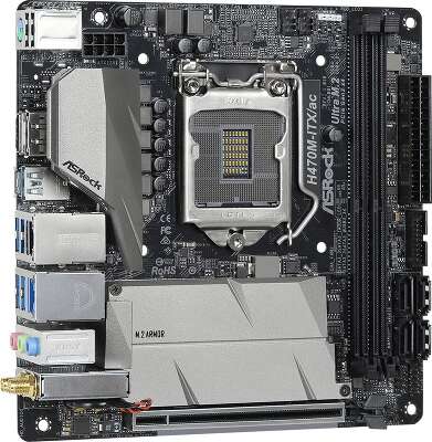 Материнская плата mini-ITX LGA1200 ASRock H470M-ITX/AC