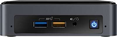Компьютер Неттоп INTEL NUC BOXNUC8i5BEKPA2 i5 8259U/8/256 SSD/Iris Graphics 655/WF/BT/W10,черный/серый