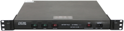 Источник бесперебойного питания Powercom King Pro RM KIN-1000AP 800Вт 1000ВА черный/ UPS Powercom King Pro RM KIN-1000AP 800W 1000Va black