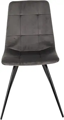 Стул для дома Бюрократ CH-K1 т.серый Holland 18 металл черный на ножках (CH-K1_1/HL18)