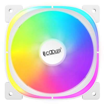 Вентилятор PCCooler EF120 ARGB W 120x120x25мм (4pin PWM + 3pin ARGB, 600-1500 об/мин) Retail