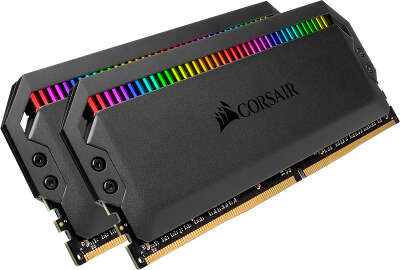 Набор памяти DDR4 DIMM 2x16Gb DDR3000 Corsair Dominator Platinum RGB (CMT32GX4M2C3000C15)