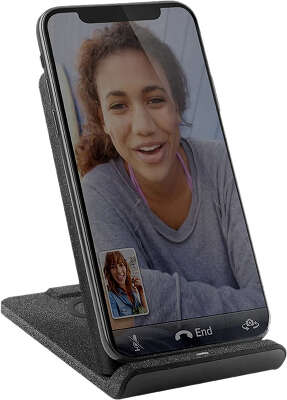 Беспроводное зарядное устройство Uniq VERTEX DUO Foldable 2-in-1 15W, Grey [VERTEXDUO-DGREY]