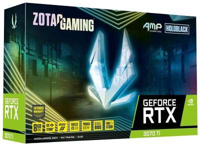 Видеокарта ZOTAC NVIDIA nVidia GeForce RTX 3070Ti AMP Extreme Holo 8Gb DDR6X PCI-E HDMI, 3DP