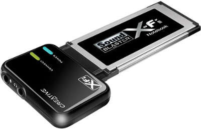 Звуковая карта ExpressCard,34 Creative Sound Blaster X-Fi Notebook (SB095)