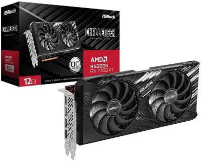 Видеокарта ASRock AMD Radeon RX 7700 XT Challenger OC 12Gb DDR6 PCI-E HDMI, 3DP