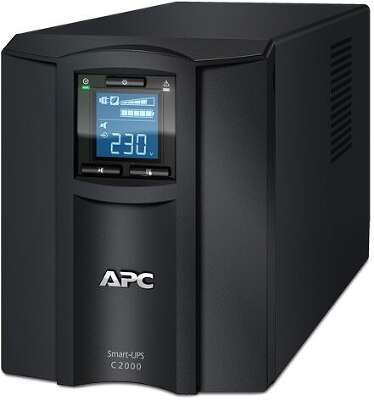 Источник бесперебойного питания APC Smart-UPS C SMC2000I 1300Вт 2000ВА черный