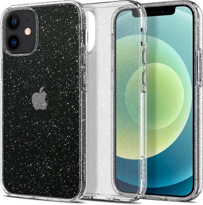 Чехол для iPhone 12 mini Spigen Liquid Crystal Glitter, Quartz [ACS01741]