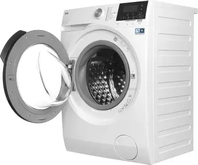 Стиральная машина AEG LWR71944B пан.англ. загр.фронтальная макс.:9кг (с сушкой) белый инвертер