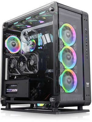 Корпус Thermaltake Core P6 TG, черный, ATX, Без БП (CA-1V2-00M1WN-00)
