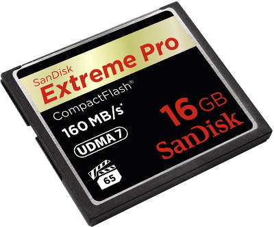 Карта памяти 16 Гб Compact Flash SanDisk Extreme Pro 160MB/s [SDCFXPS-016G-X46]
