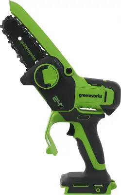 Цепная пила Greenworks G24MCS10 аккум. 200Вт дл.шины:4"(10cm) (2008207)