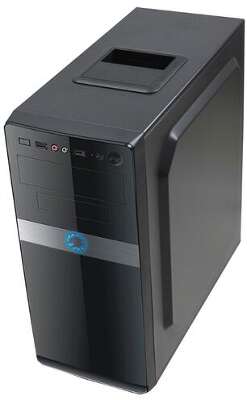 Корпус PowerCool S2002BK, черный, ATX, 500W (S2002BK-500W)