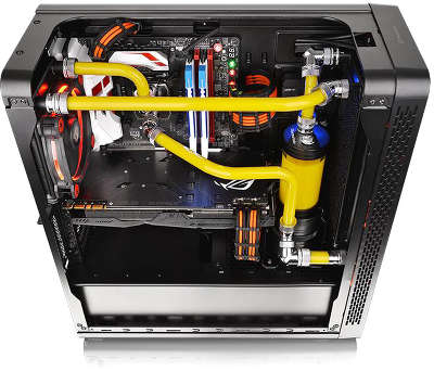 Корпус Thermaltake View 27 черный без БП ATX 5x120mm 1xUSB2.0 1xUSB3.0