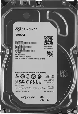 Жесткий диск SATA3 8Tb [ST8000VX009] (HDD) Seagate SkyHawk Surveillance, 256Mb