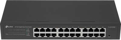 Коммутатор/ 24-Port Gigabit Easy Smart Switch, 24 10/100/1000Mbps RJ45 ports, MTU/Port/Tag-based VLAN, QoS, IGMP Snooping