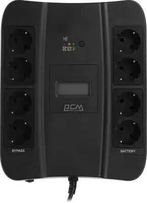 Источник бесперебойного питания Powercom Spider SPD-900U LCD 540Вт 900ВА черный
